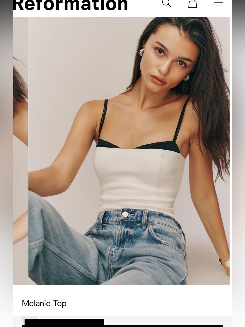 Reformation Melanie top